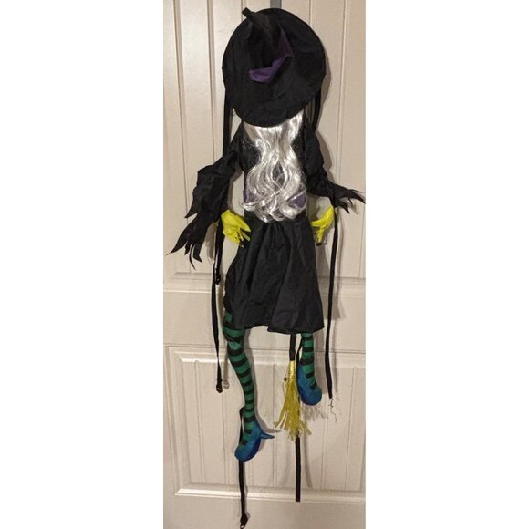 Flying Crashing into Tree Witch Halloween Decoration - 52 Inch‎ Indoor/Outdoor - Picture 1 of 9
